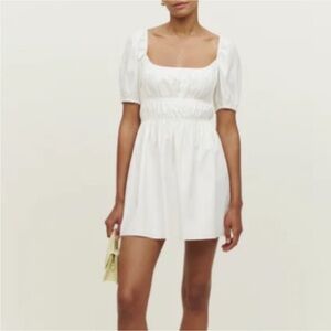 Reformation Woods Dress White